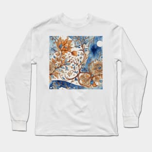 Intricate Geometric Mandala Long Sleeve T-Shirt